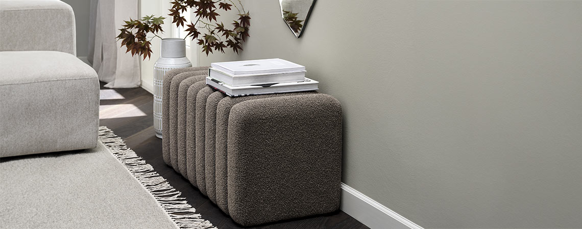 BISLEV klupa za hodnik Klupa za hodnik boje tamnog peska